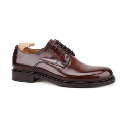 CORD Plain Toe Blucher in Shell Cordovan