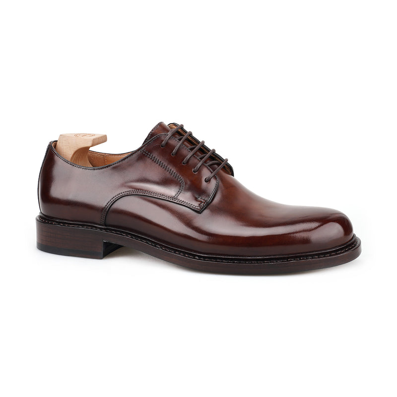 CORD Plain Toe Blucher in Shell Cordovan