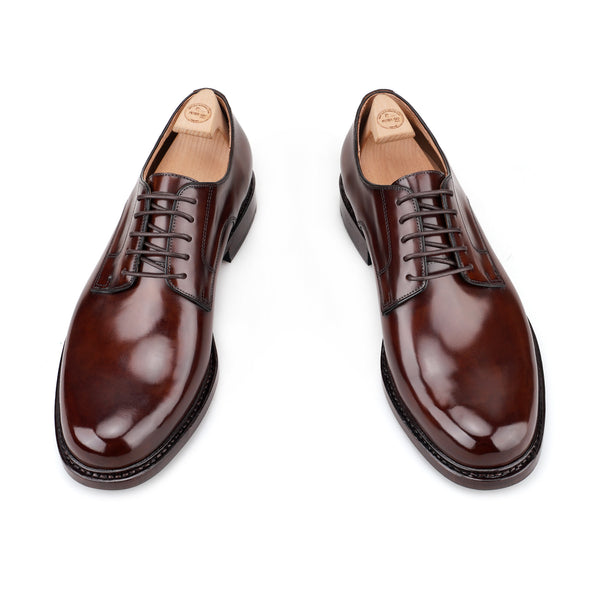 CORD Plain Toe Blucher in Shell Cordovan