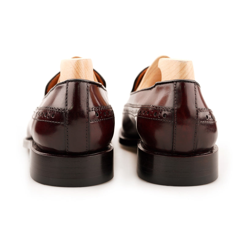 REACH Brogue Tassel Loafer in Shell Cordovan