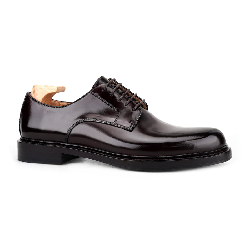 CORD Plain Toe Blucher in Shell Cordovan