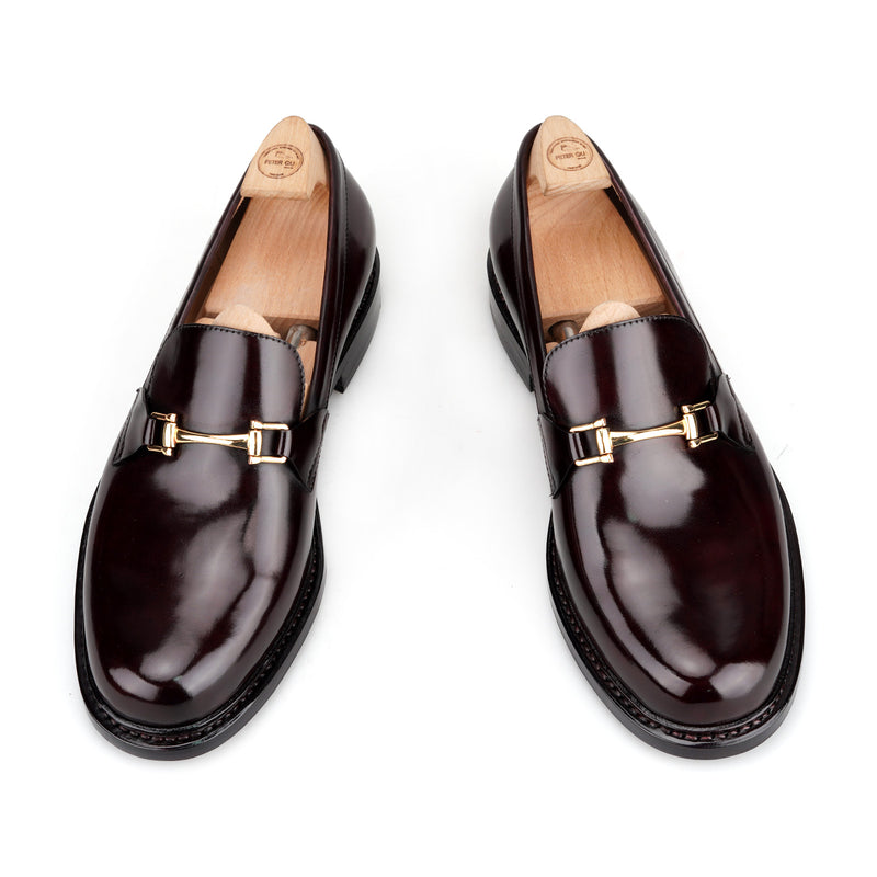 HORN Horsebit Loafer in Shell Cordovan