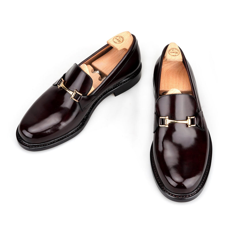 HORN Horsebit Loafer in Shell Cordovan