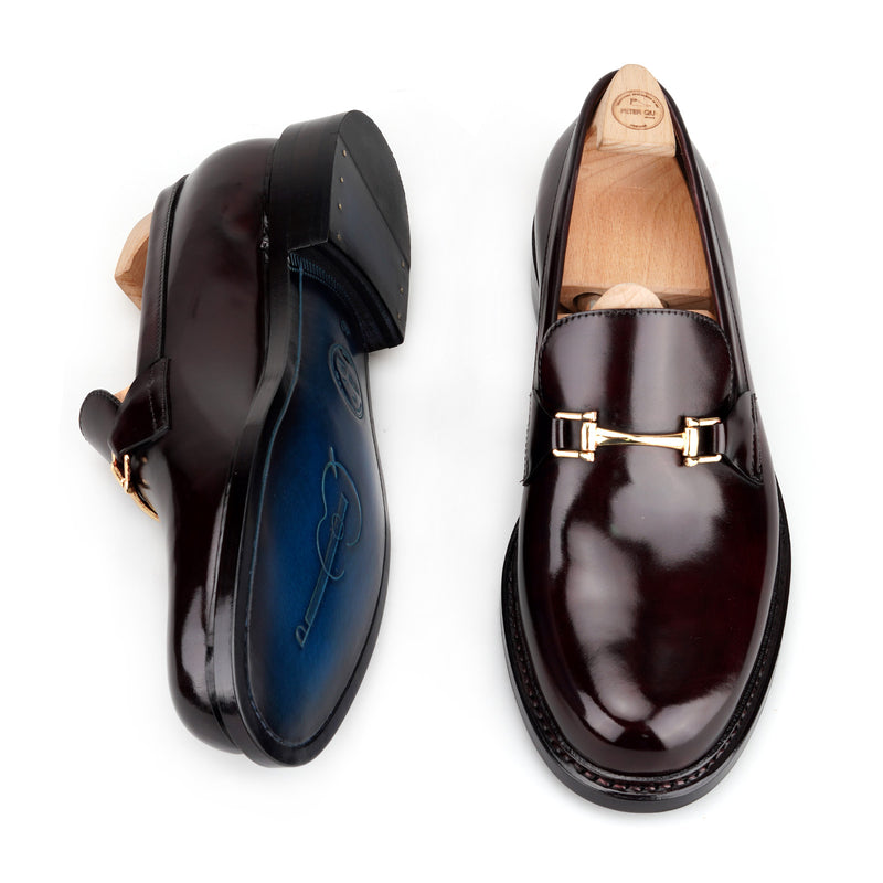 HORN Horsebit Loafer in Shell Cordovan