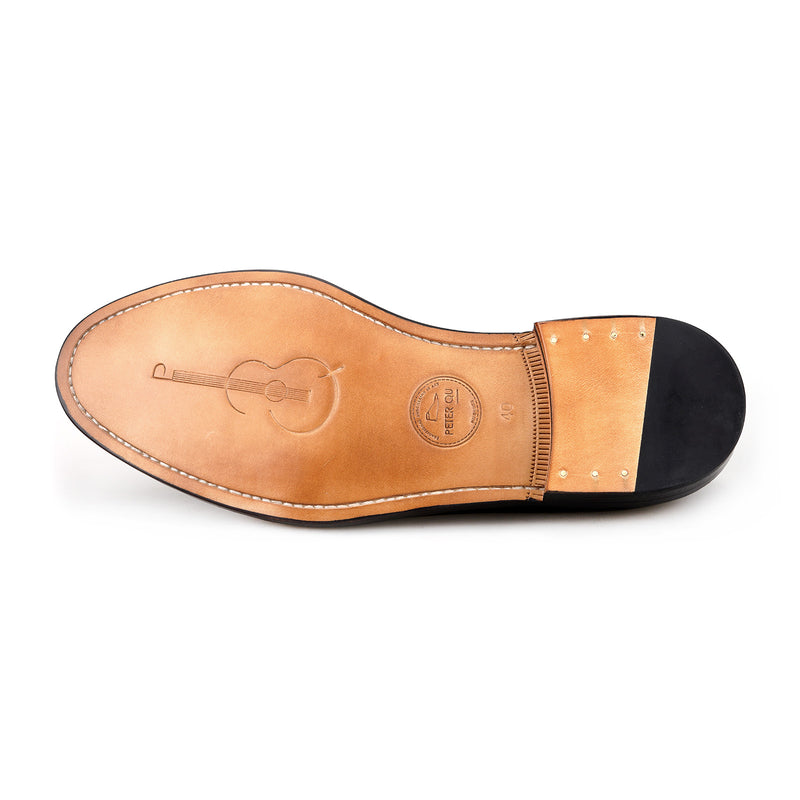 TASSEL  Moccasin Tassel Loafer in Shell Cordovan