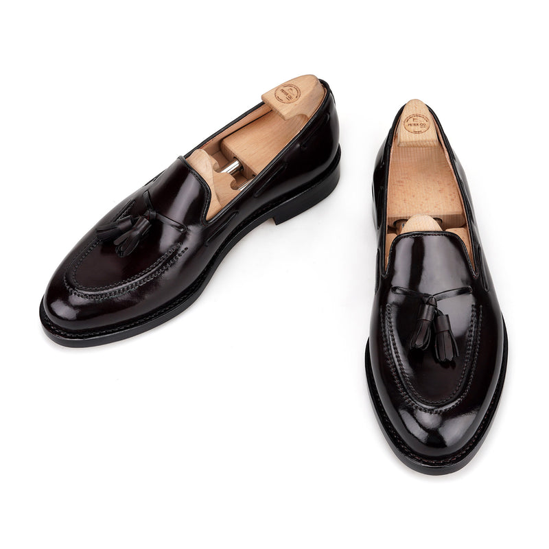 TASSEL  Moccasin Tassel Loafer in Shell Cordovan