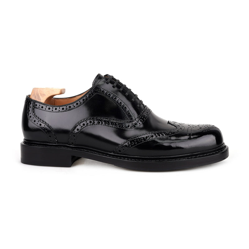 JAMES Brogues Oxford in Shell Cordovan