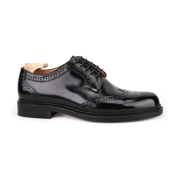 SHELL Brogue Blucher in Shell Cordovan