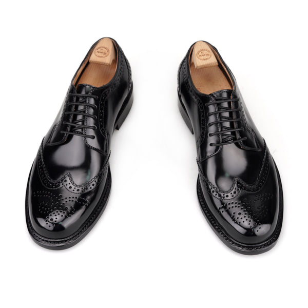 SHELL Brogue Blucher in Shell Cordovan