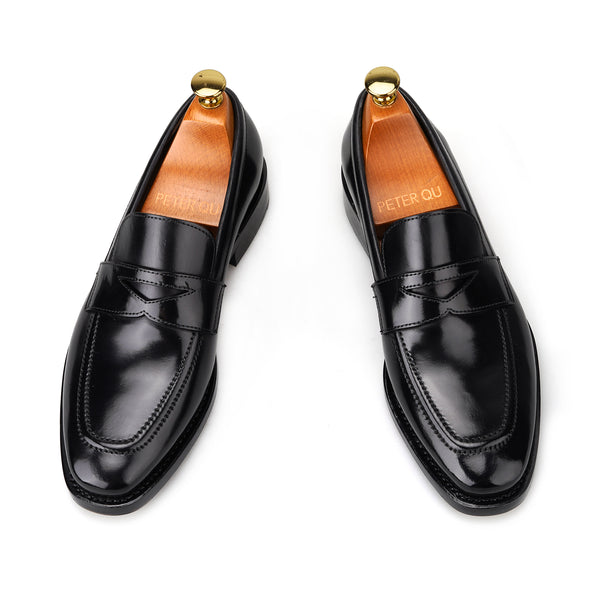 RIVA Penny Loafer in Shell Cordovan