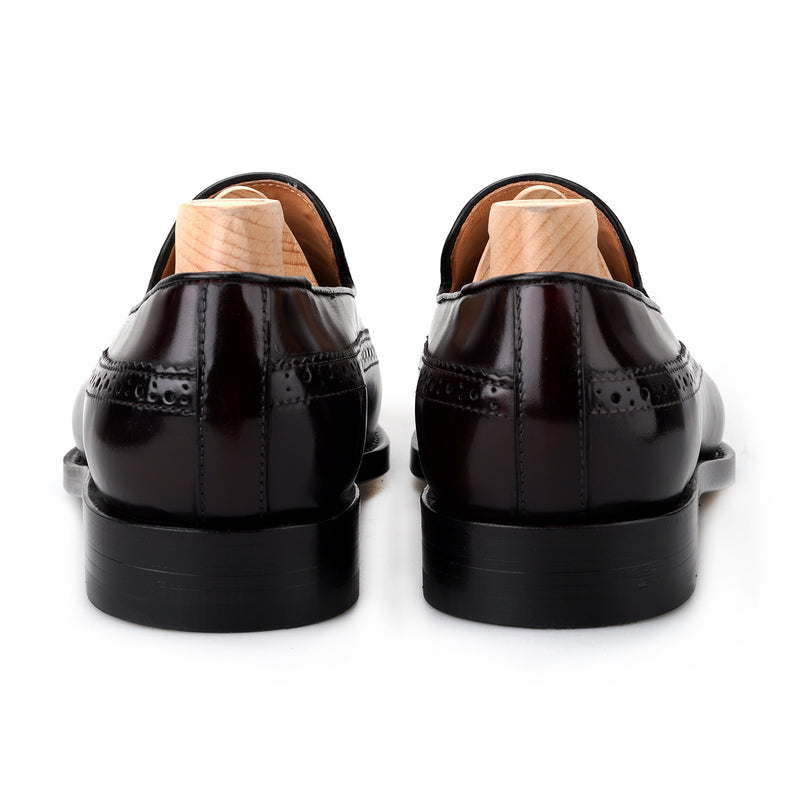 REACH Brogue Tassel Loafer in Shell Cordovan